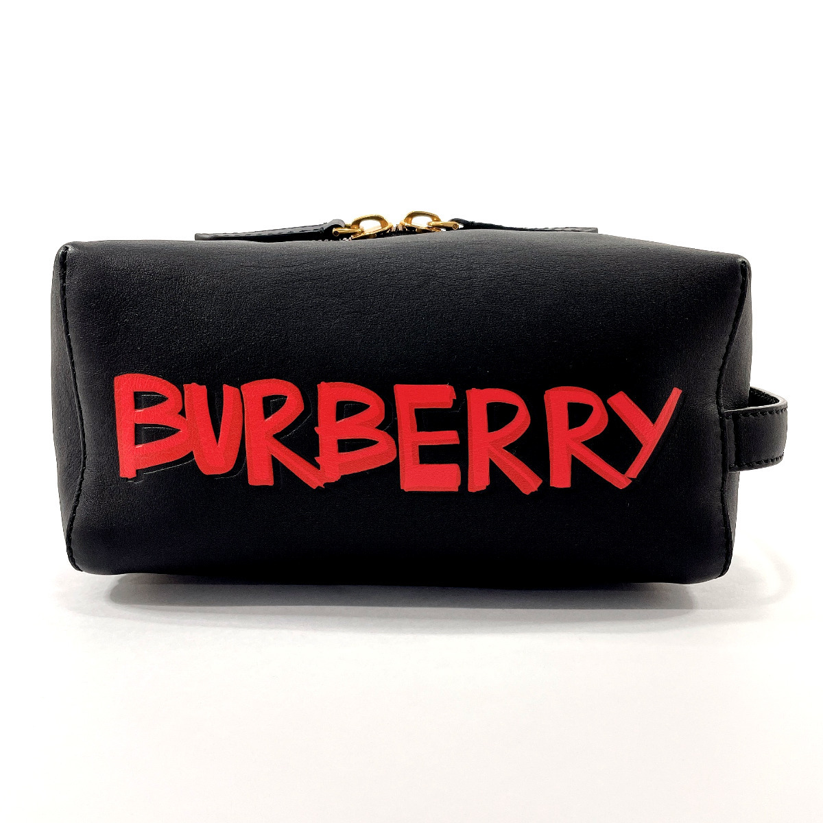 BURBERRY グラフィティプリント レザートートバッグ
