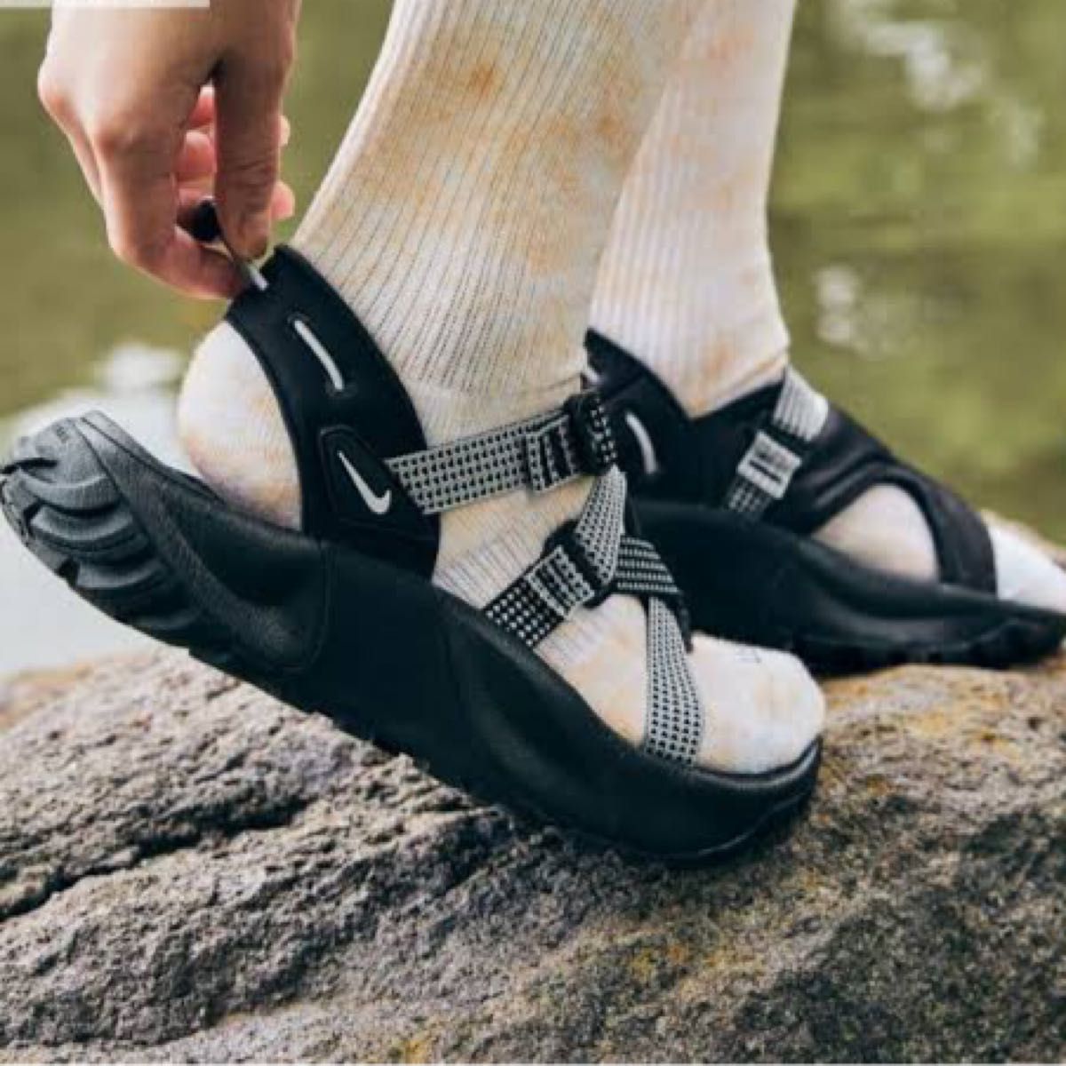 NIKE W ONEONTA SANDAL ナイキ オニオンタ サンダル ブラック 新品 24.0㎝ キャンプ アウトドア