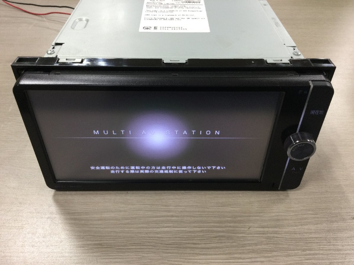 1円スタート! トヨタ 純正 メモリーナビ NSZT-W62G TV確認済 地図