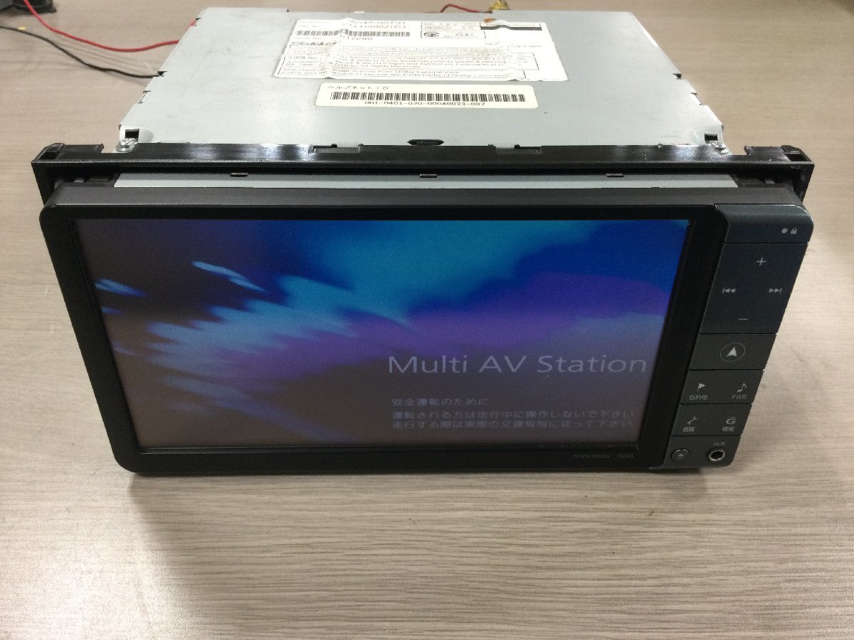 トヨタ 純正 HDD ナビ NHZN -W60G TV確認済 地図データ2014年 フルセグ Bluetooth 　　　 　　　　　2301032　2J9-2 市　　　　_B-CASカード付属しています。