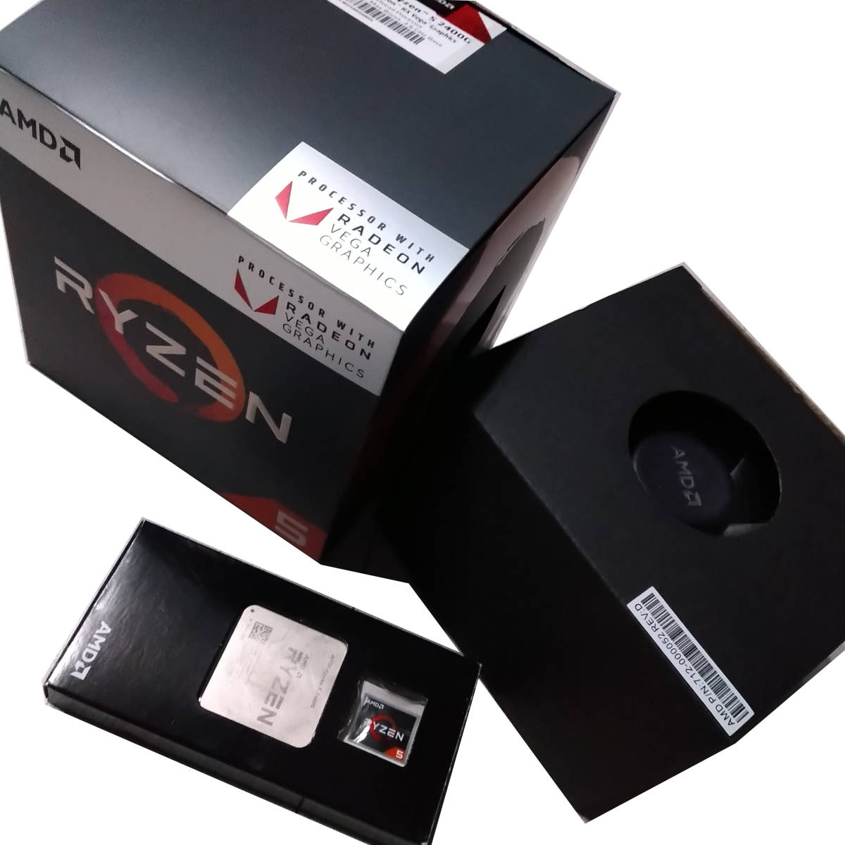 有名ブランド 【中古】AMD Ryzen5 AM4(クーラー未使用) Socket 2400G