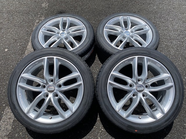 ハンコック 新品タイヤセット 美品 BMW用 BBS SX 7.5J-17インチ ET43