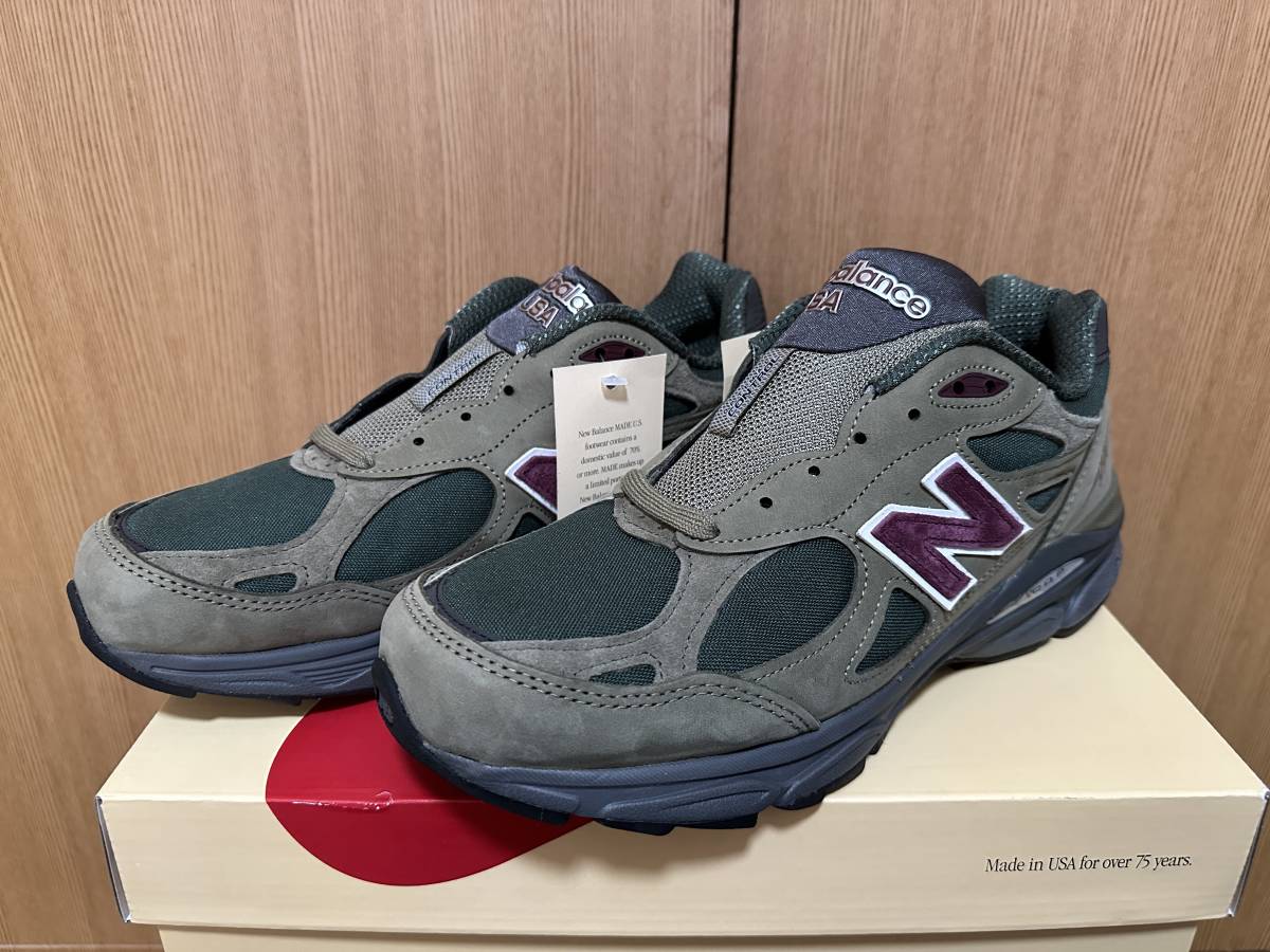 送料無料米国製正規New balance M990 GP3 27.5cm ニューバランス990 V3