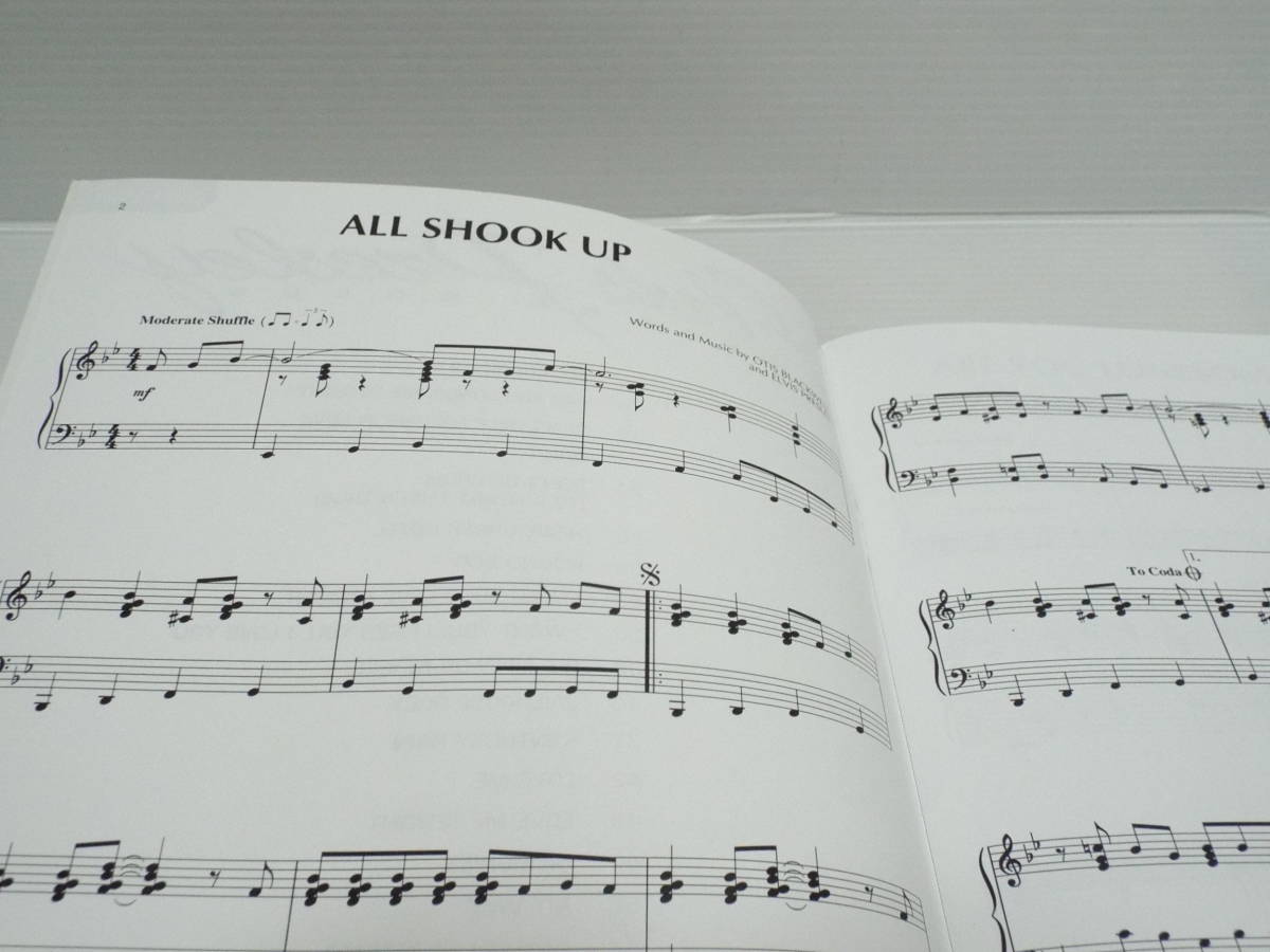送料無料】☆楽譜☆エルビス・プレスリー☆Elvis Presley Piano Solos