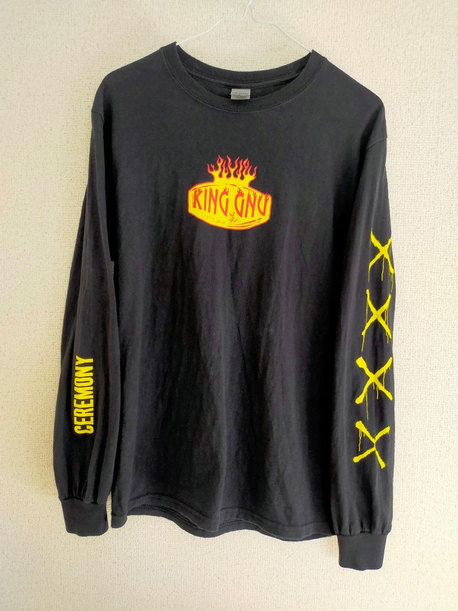 kinggnu ロンT セレモニー ライブ グッズ キングヌー tシャツ kinggnu ロンT セレモニー ライブ グッズ キングヌー tシャツ