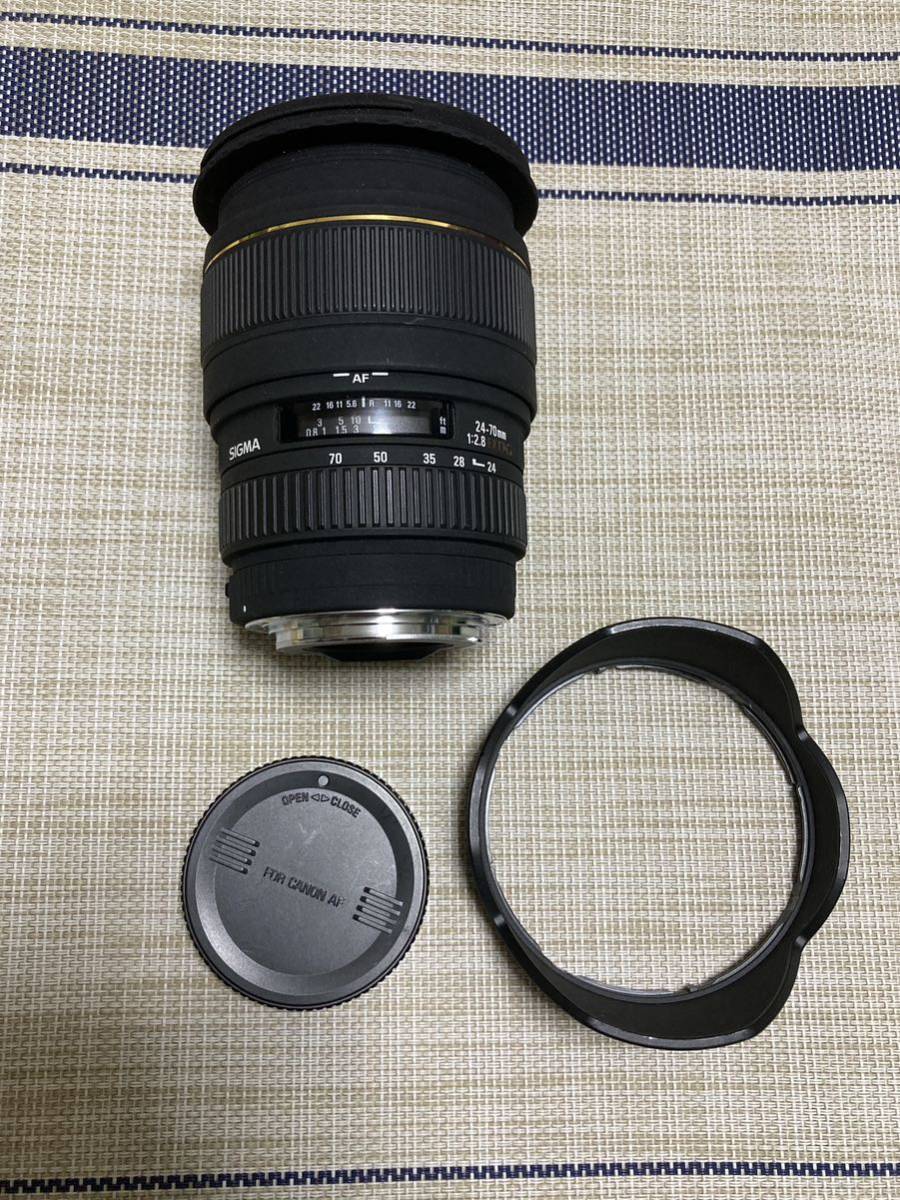 SIGMA 24-70mm F2.8 EX DG Canon用 現状品-