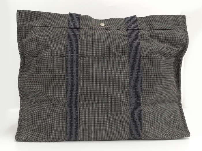 HERMES トートバッグ エールライン トートTGM キャンバス グレー系