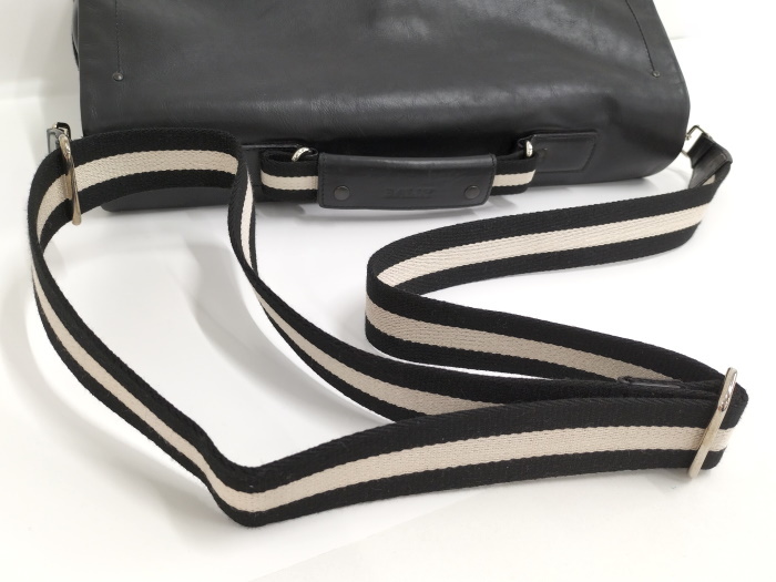 BALLY 2WAY ビジネスバッグ レザー ブラック | activoskateshop.com