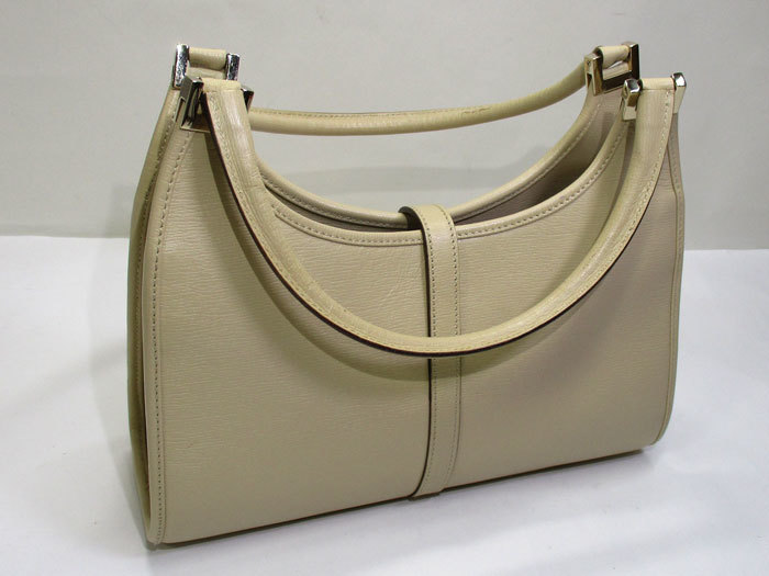 GUCCI ハンドバッグ ジャッキーライン レザー ベージュ 002 1068 2404
