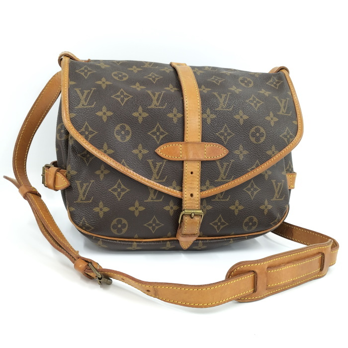 LOUIS VUITTON ソミュール30 ショルダーバッグ モノグラム M42256
