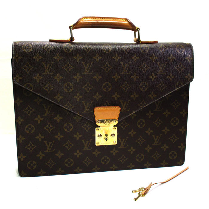 LOUIS VUITTON セルヴィエット コンセイエ ビジネスバッグ