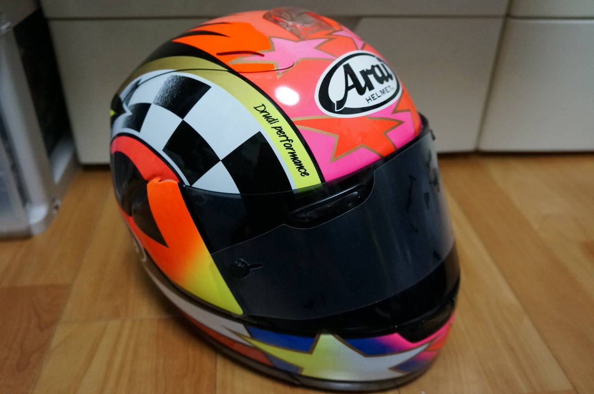 当時物 Arai RX-7RR3 ケビン シュワンツ 選手 レプリカ Kevin Schwantz