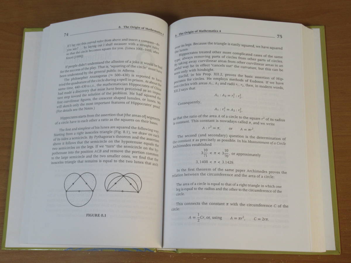 No4034/ You k lid mathematics English foreign book Euclid the Creation of Mathematics ISBN 0387984232