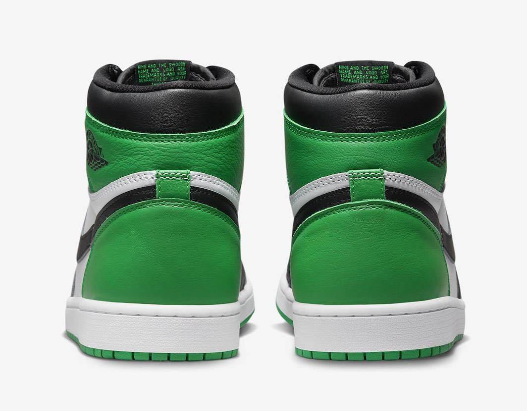 AIR JORDAN 1 RETRO HIGH OG CELTICS BLACK AND LUCKY GREEN（2023