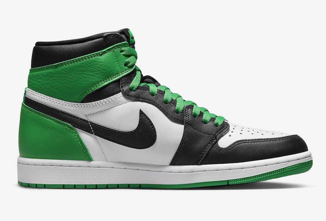 AIR JORDAN 1 RETRO HIGH OG CELTICS BLACK AND LUCKY GREEN（2023） DZ5485-031  （ブラック/ラッキーグリーン/ホワイト）28.0cm