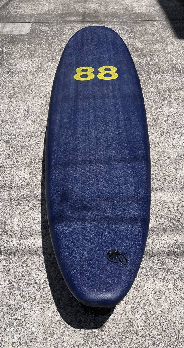 88サーフボード 8ft ネイビー×イエロー | patisserie-cle.com