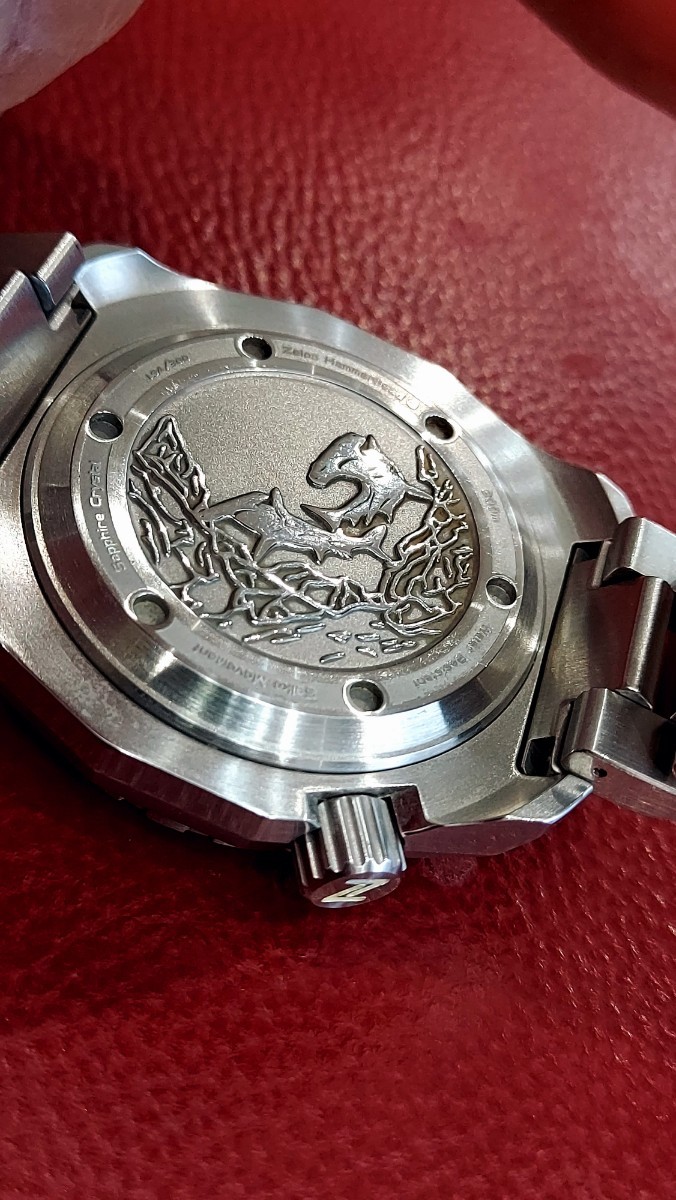 zelos watch ハンマーヘッドV3 ゼロス 300m防水 自動巻き | www