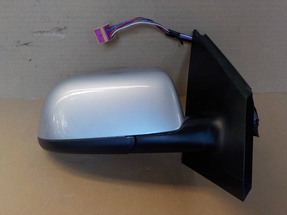 VW Polo GH-9NBBY right driver`s seat side door mirror side mirror 6Q2857502J01C LA7W silver 9P original 