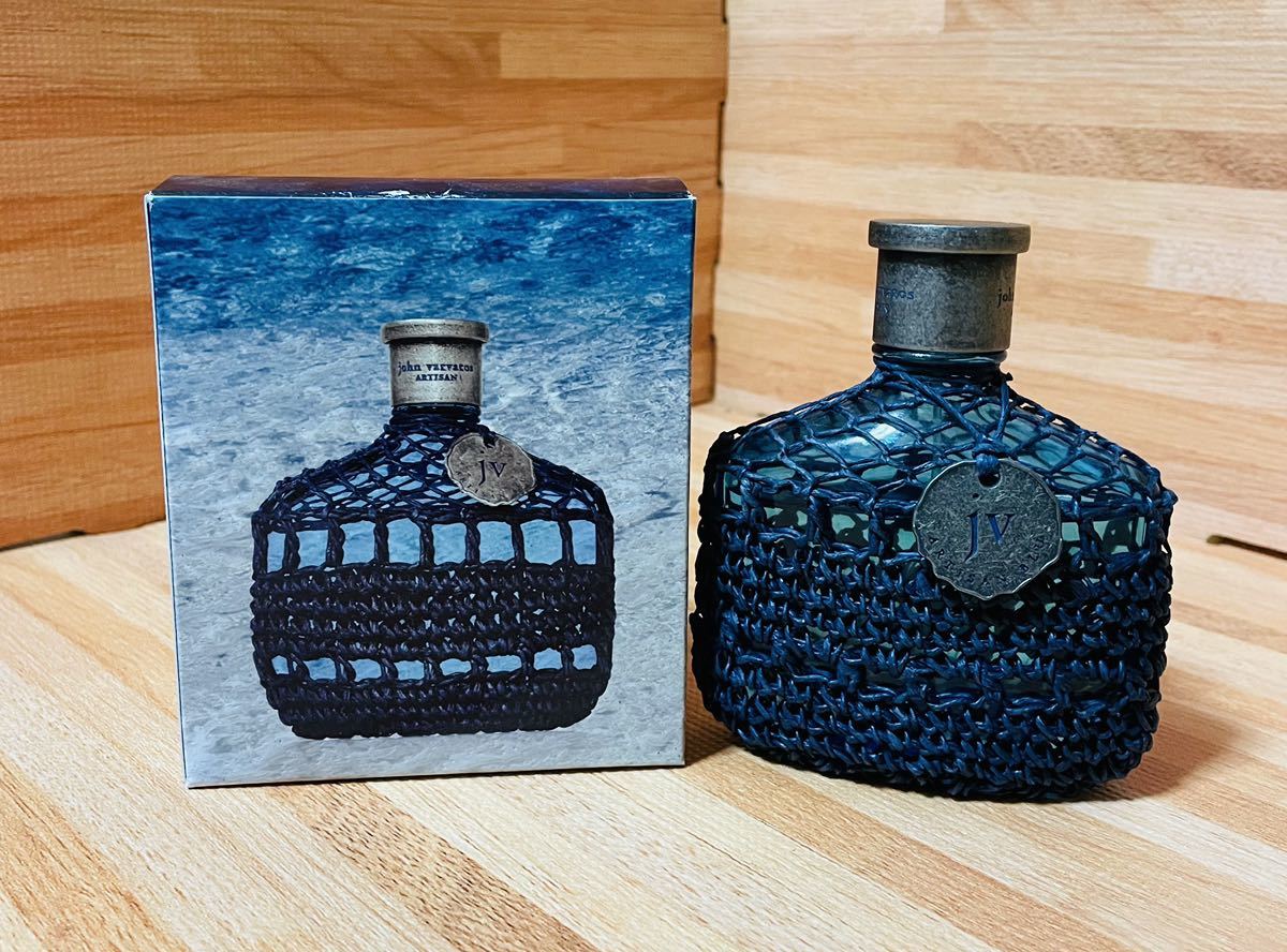 ◆john varvatos ジョンヴァルヴェイトス アルティザン ブルー オーデトワレ 75ml 香水_画像2