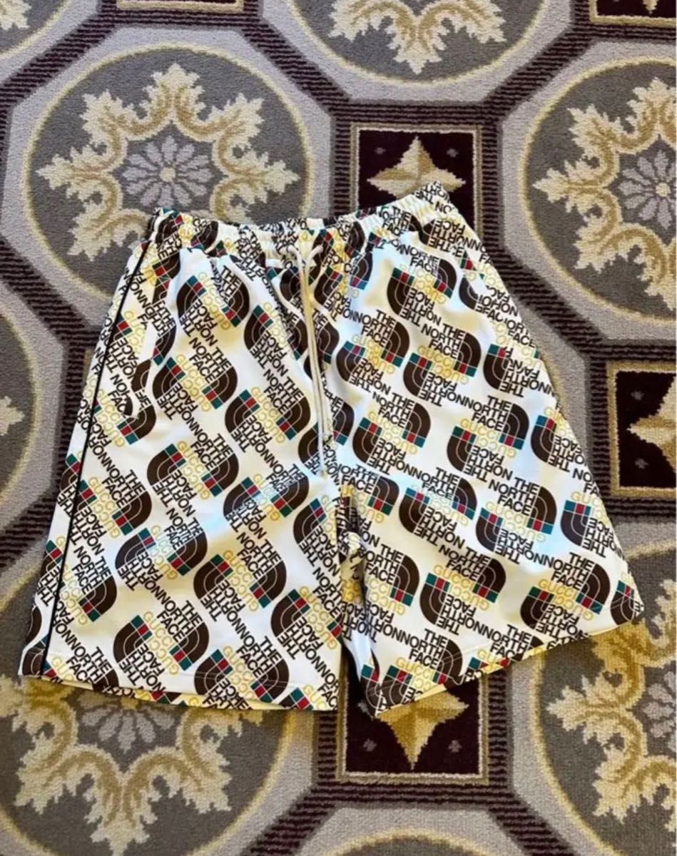 GUCCI グッチ ノースフェイス コラボ スウェット 半ズボン ジャージパンツ