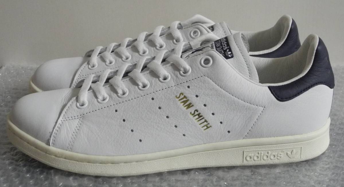 高品質】 stansmith adidas 生産終了 天然皮革 CQ2870 白×紺 JP28.0cm