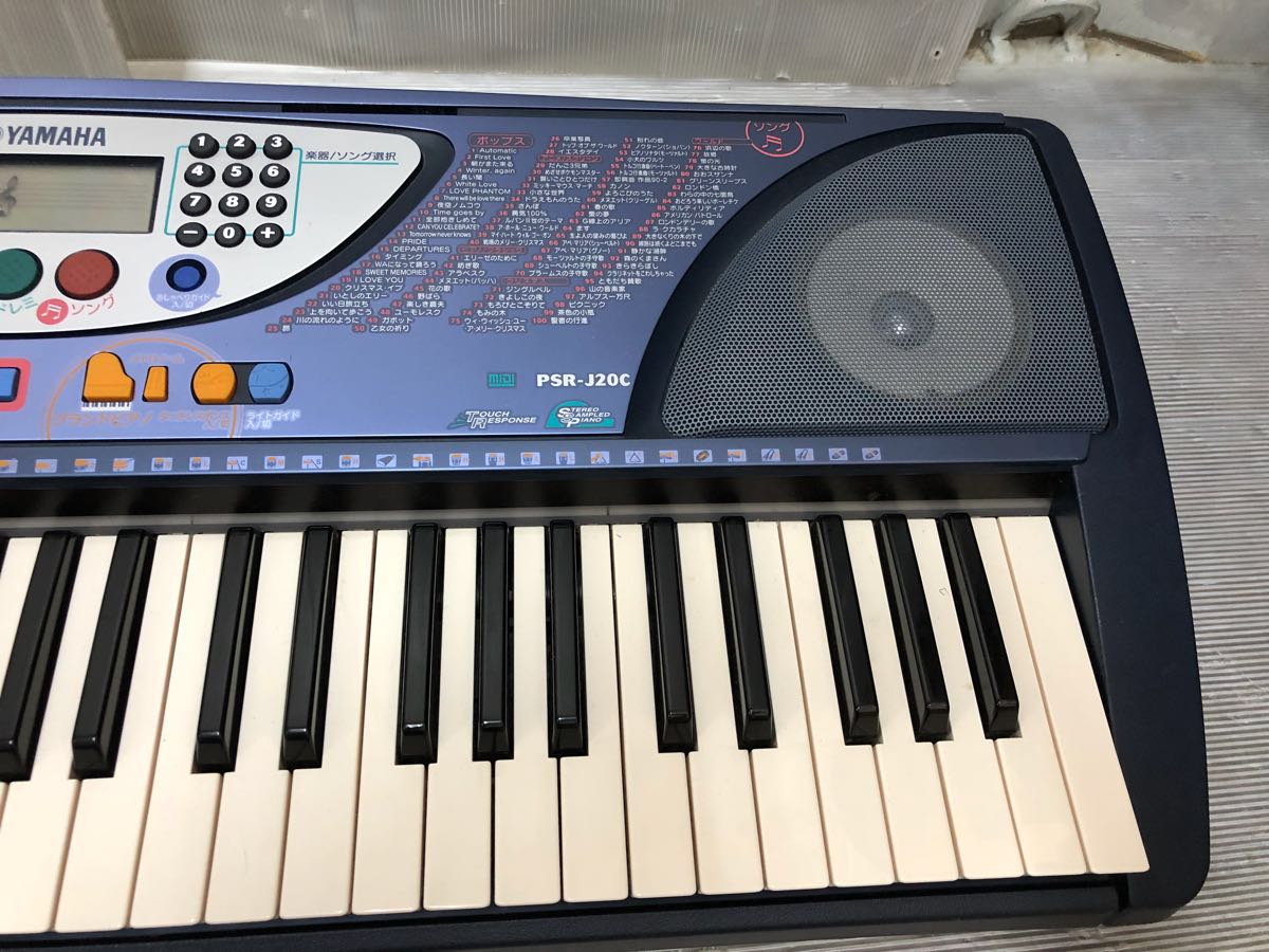 609-1 YAMAHA electronic piano digital keyboard PSR-J20C used 522-6 