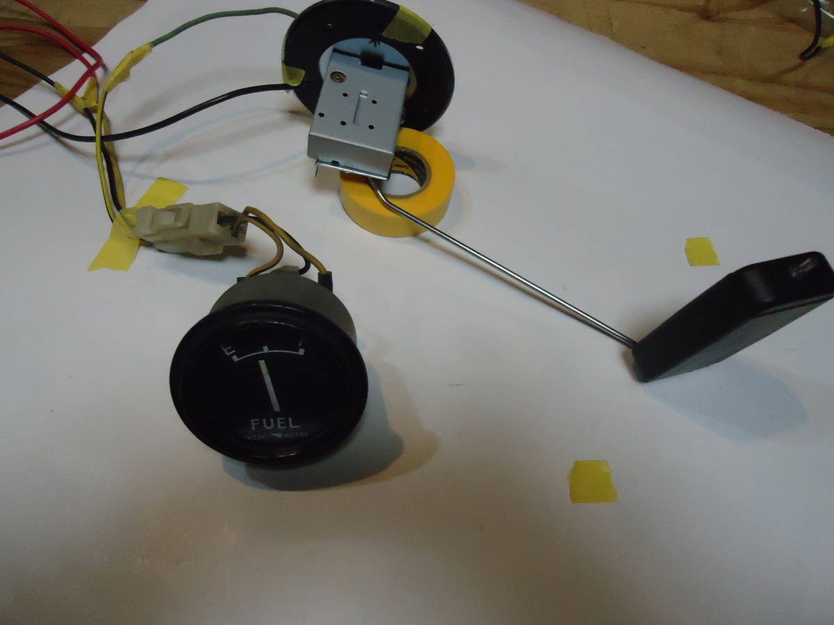 三菱ジープ J56 J57 J58 J59 流用燃料ゲージテスト使用品12V 燃料メーター不良修理先ずは燃料ゲージの抵抗計測お願いその3