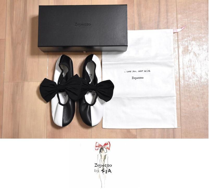 [Бесплатная доставка] Новая покаяния x Sia Sophia Ballet Shoes 35 Цена 33000 иен Repetto White x Black ★