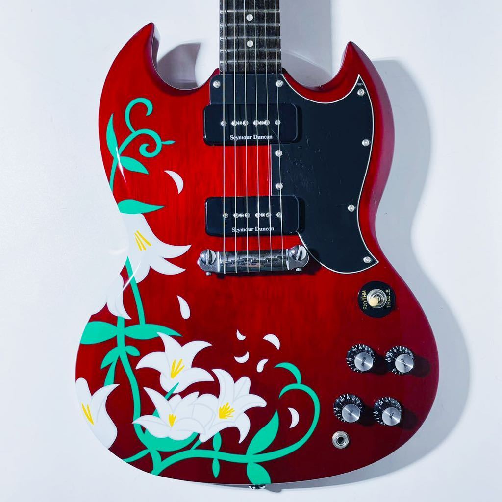 希少】ESP OVERDRIVE 紗理奈モデル SG コラボギター エレキ 希少】ESP OVERDRIVE 紗理奈モデル SG コラボギター エレキ