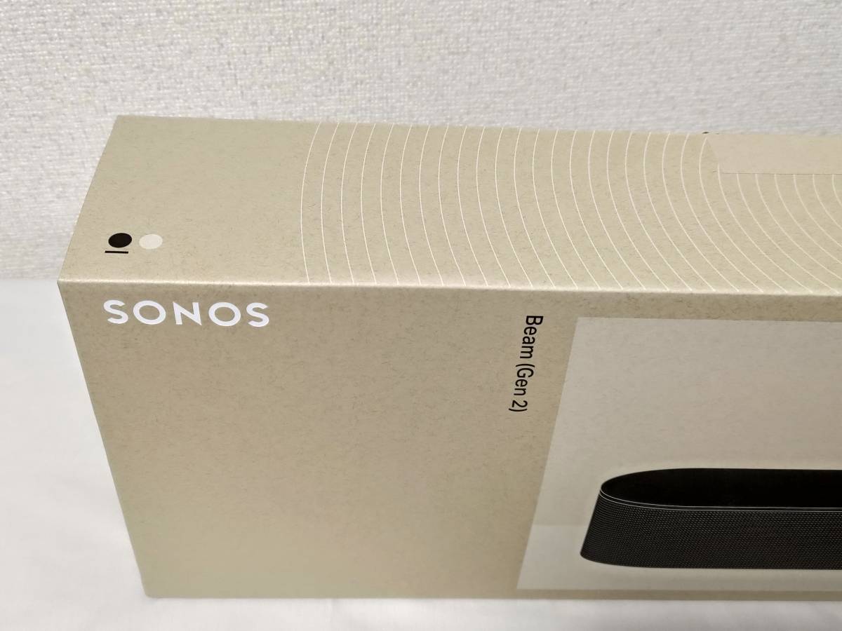 未開封 Sonos Beam Gen2 ブラック ソノス | www.infusiontaproom.com