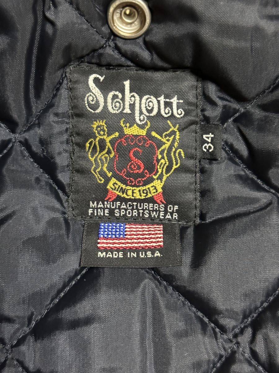 Schott ショット 613US ワンスター ライダースジャケット サイズ34