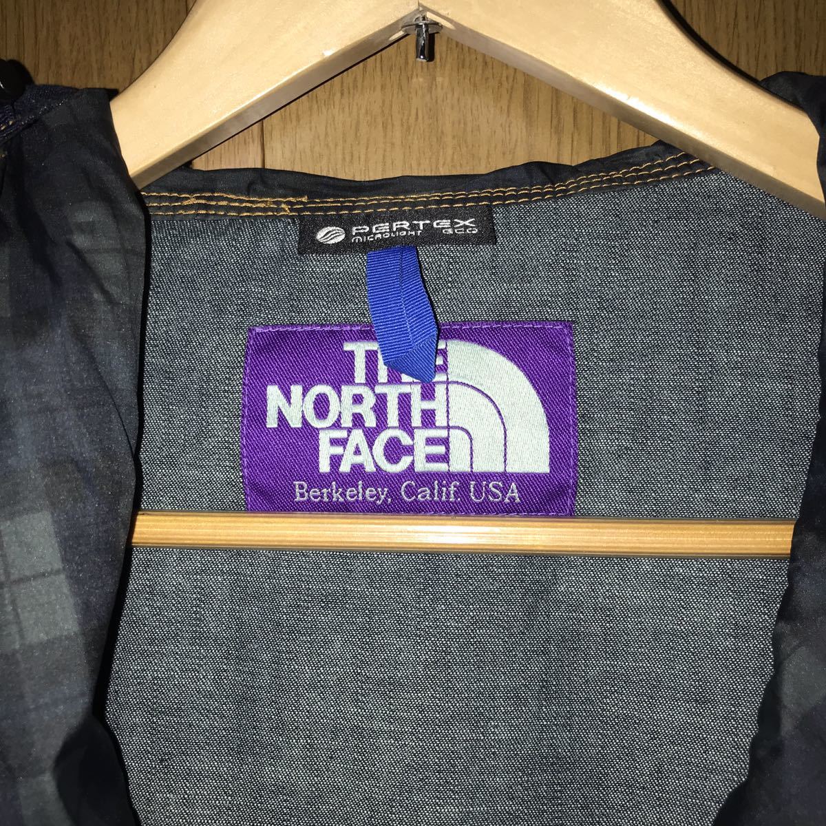 size Ｌ　ノースフェイス パープルレーベル　デニム　パーカTHE NORTH FACE アウトドアウェア