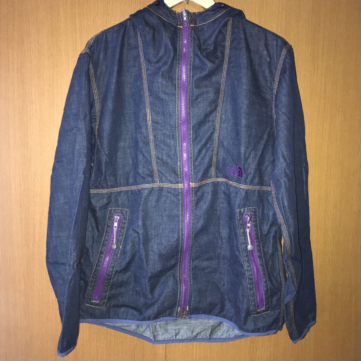 size Ｌ　ノースフェイス パープルレーベル　デニム　パーカTHE NORTH FACE アウトドアウェア