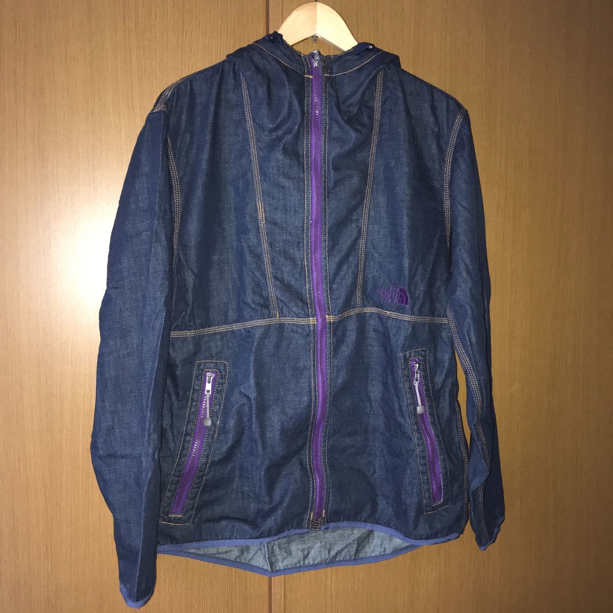 size Ｌ　ノースフェイス パープルレーベル　デニム　パーカTHE NORTH FACE アウトドアウェア