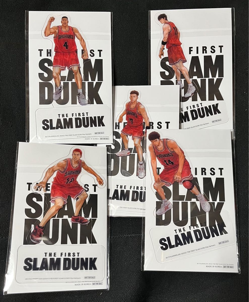 THE FIRST SLAM DUNK 映画入場特典キャラクタースタンド 湘北5人フル