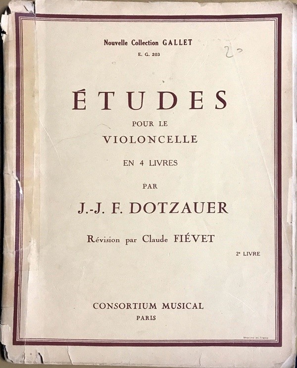 ドッツァウアー チェロ練習曲集 第2巻 (35-62) 輸入楽譜 DOTZAUER Etudes pour le violoncelle 洋書_画像1