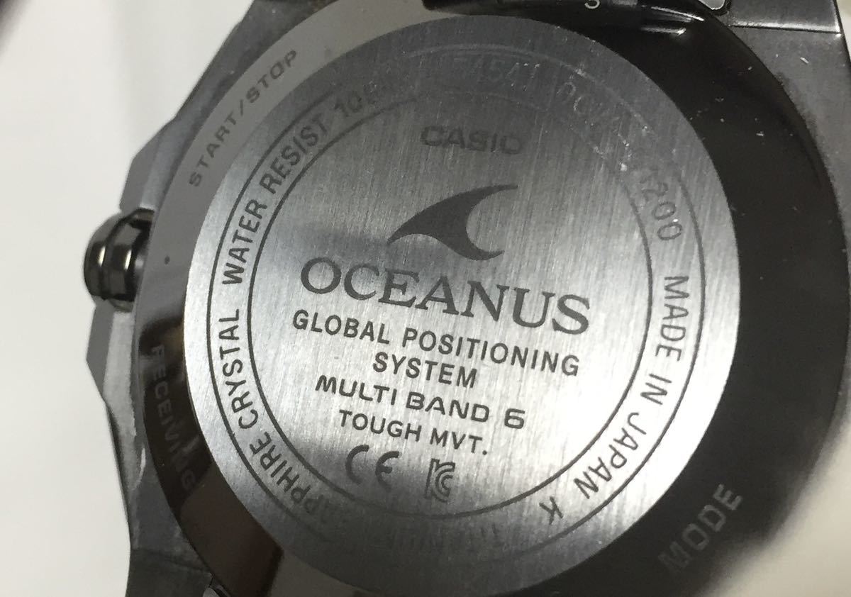 正規品 CASIO カシオ オシアナス OCW-G1200B-1AJF GPS ハイブリッド