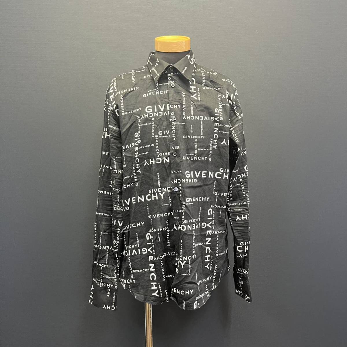 GIVENCHY 19AW ALL OVER LOGO SHIRT ジバンシー オール オーバー ロゴ