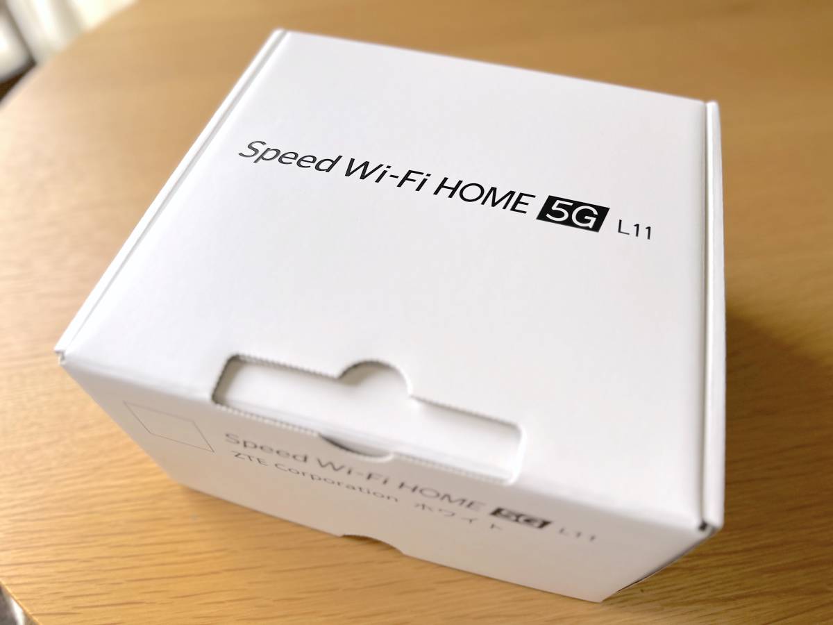 新品 au UQ WiMAX Speed Wi-Fi HOME 5G L11 ホームルーター ホワイト