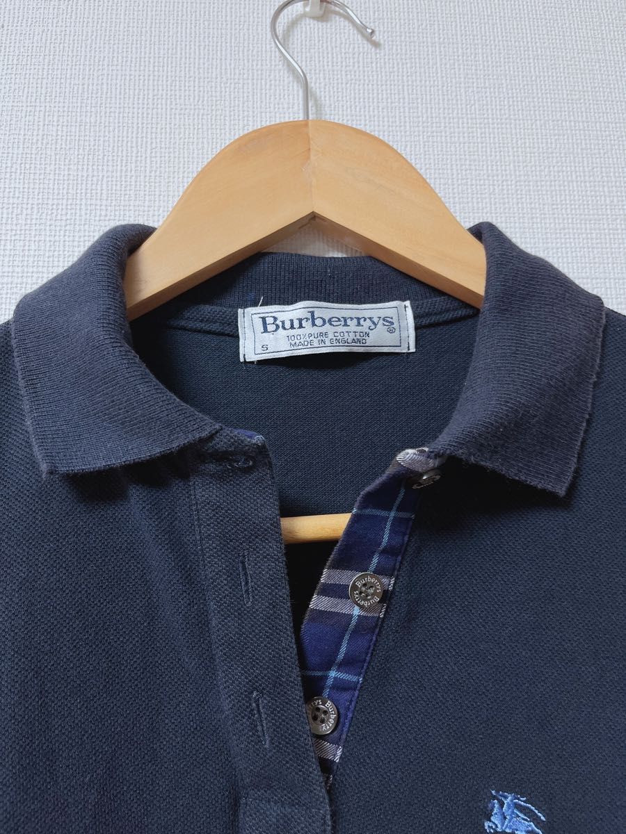 希少】BURBERRYS バーバリーズポロシャツ ノバチェック ホースロゴ S