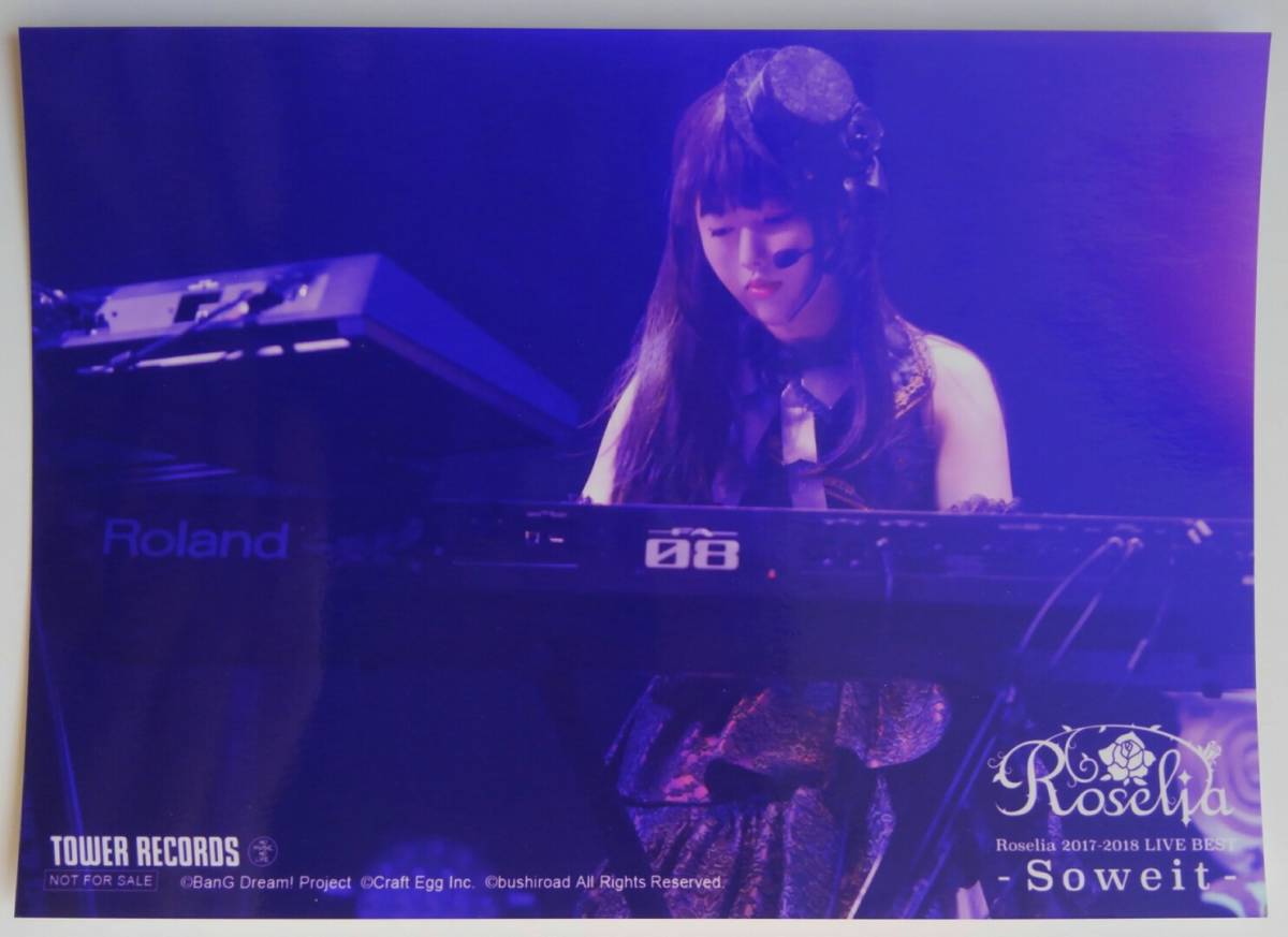 # prompt decision #Blu-ray Roselia 2017-2018 LIVE BEST -Soweit- tower record buy privilege only 2L size photograph of a star . cape birch sound BanG Dream! not for sale 