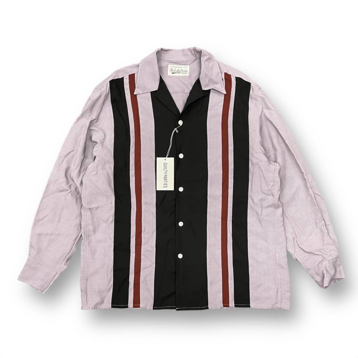  new goods * WACKO MARIA 22AW THREE TONE 50\'S SHIRT sleet -n50\'S shirt Wacko Maria 22FW-WMS-OC12 L