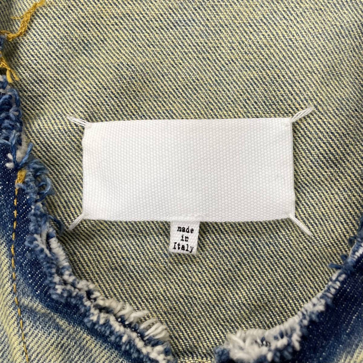 定価163900円 国内正規 ○ Maison Margiela 22SS ノーカラー デニム