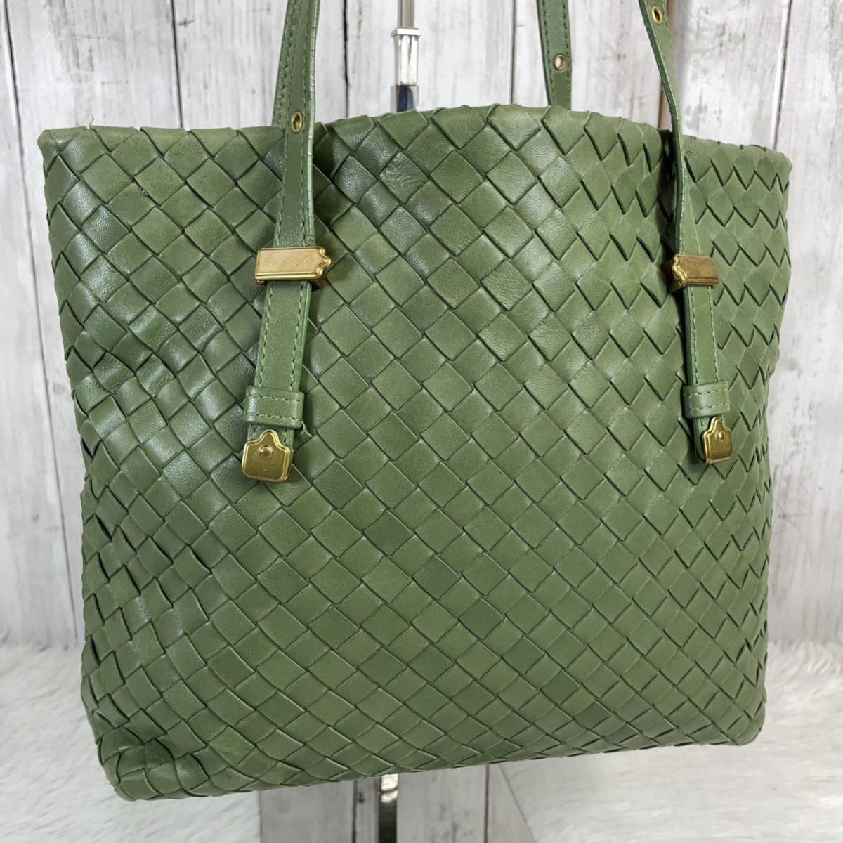 ○美品○ボッデガヴェネタ BOTTEGA VENETA イントレチャート メッシュ