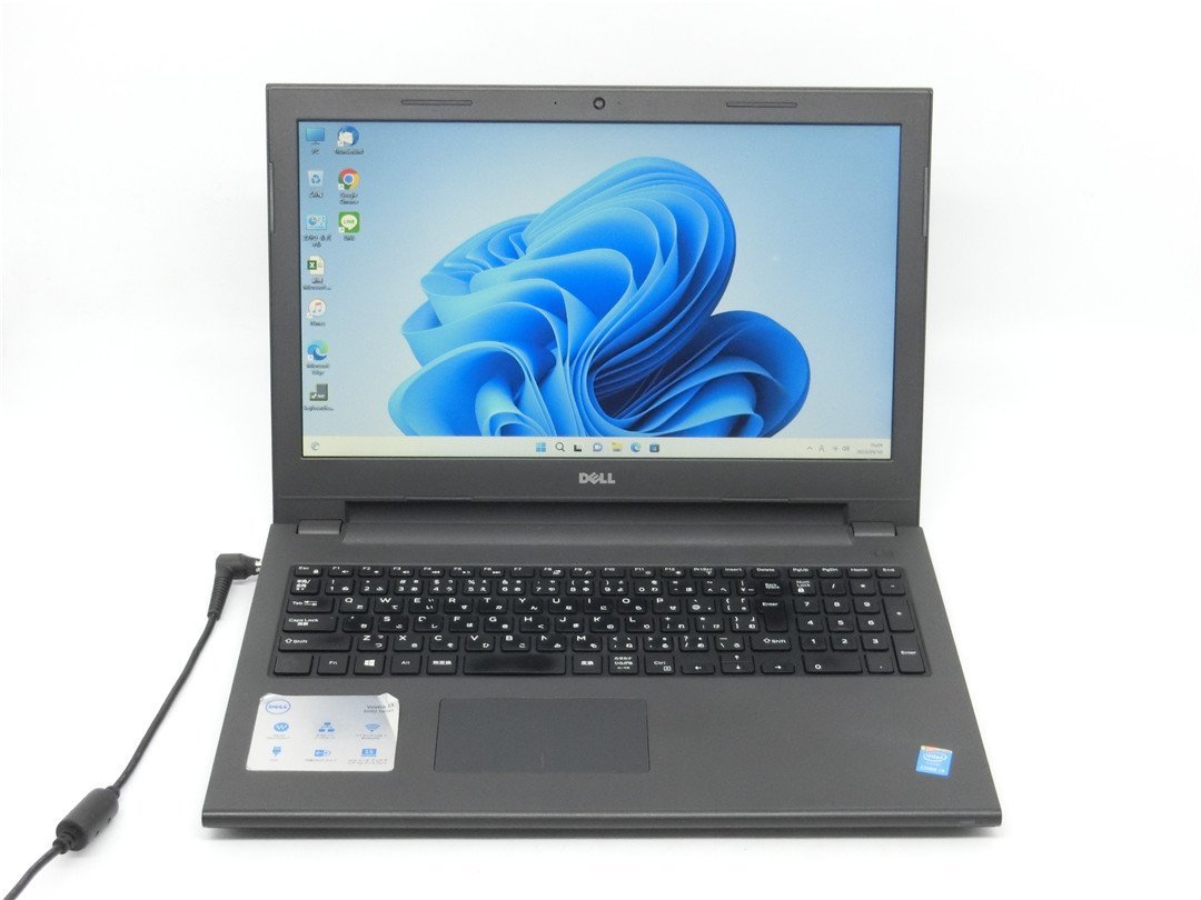 Win11Pro/カメラ内蔵/15.6型/ノート/新品SSD256/8GB/4世代i3 4005U/DELL/Vostro/3546 無線マウス office搭載/HDMI/Bluetooth/テンキー
