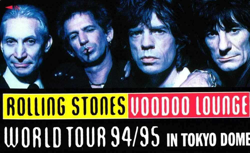 ★ROLLING STONES WORLD TOUR 94/95 東京ドーム★テレカ５０度数未使用hf_226の画像1