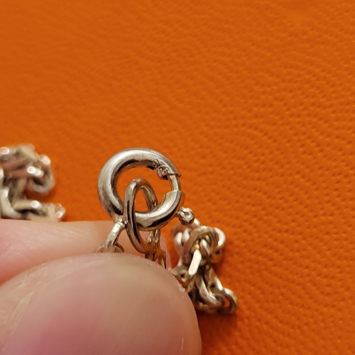 エルメス HERMES ロング ネックレス チェーン シルバー 925 50cm エルメス HERMES ロング ネックレス チェーン シルバー 925 50cm