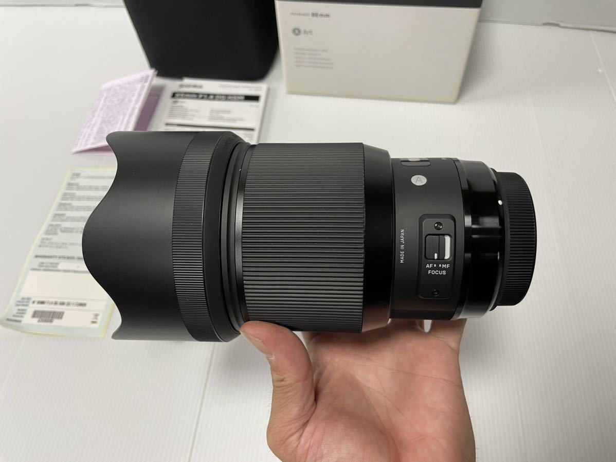 美品！シグマ SIGMA Art 85mm F1.4 DG HSM キヤノン用 EFマウント大