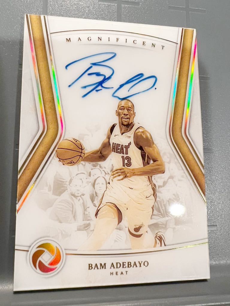 最高級アセデート直書79枚限定 Auto 18 Panini Opulence Bam Adebayo バム・アデバヨ NBA 直筆 サイン ヒート Heat バスケ All-star Finals_画像3