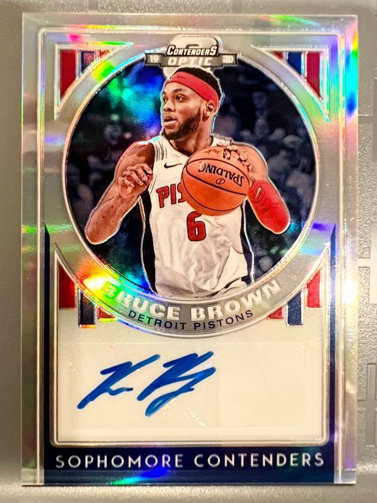 HOT/125 Prizm Auto 19 Panini Bruce Brown ブルース・ブラウンJr. NBA 直筆 サイン Nuggets ナゲッツ バスケ ユニフォーム 大活躍 決勝